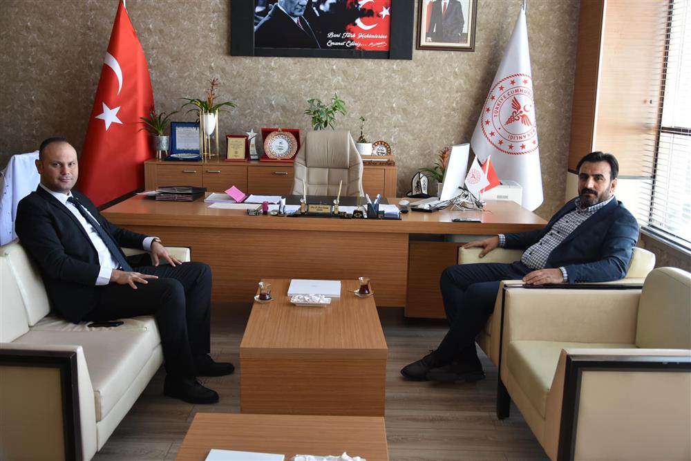 Türkmen Baydar'dan Başhekimimize ziyaret